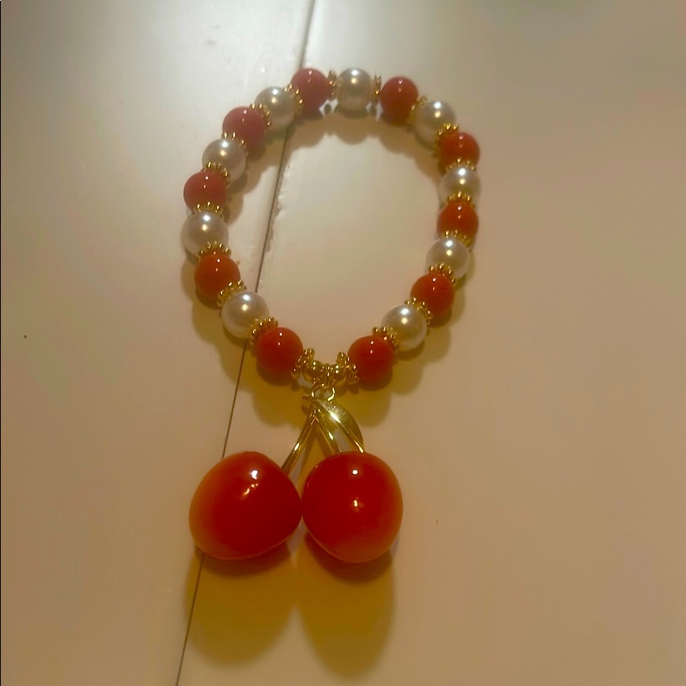 Cherry Charm Bracelet